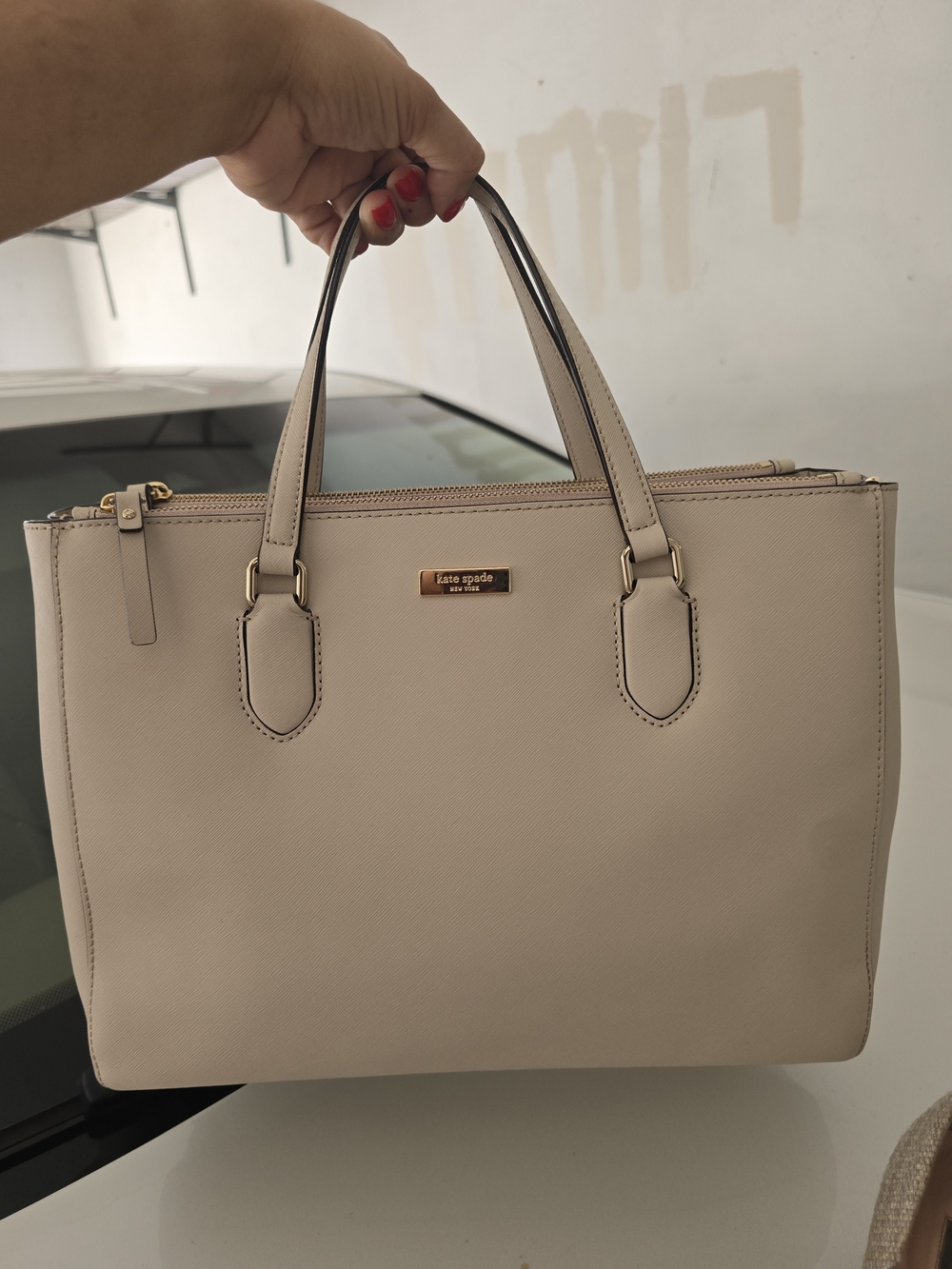 Kate Spade Laurel Way Leighnn Saffiano Leather Satchel